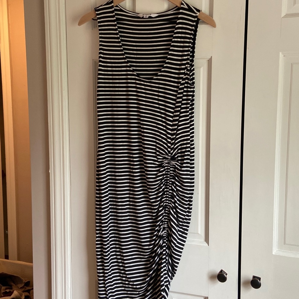 BB Dakota black and white dress super flattering!